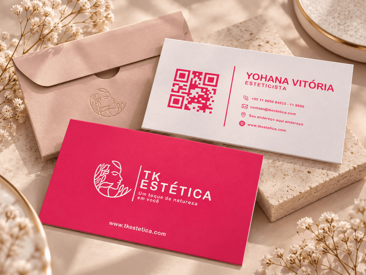 TK Estética: Cartão de visita